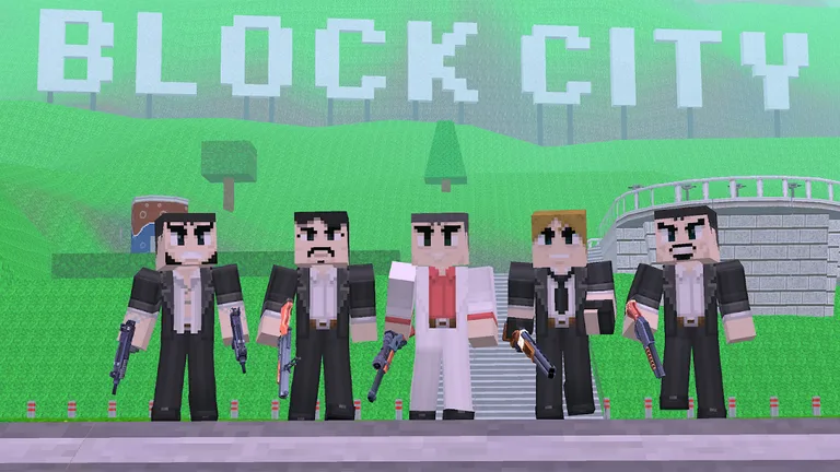 Block City Wars: Vice World 3d screenshot 1