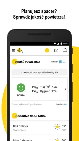 Pogoda Onet screenshot 2