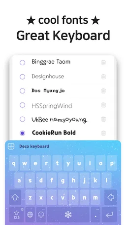 Deco Keyboard - emoji, fonts screenshot 7