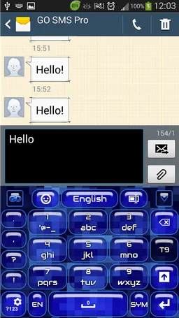 Blue Keyboard screenshot 7