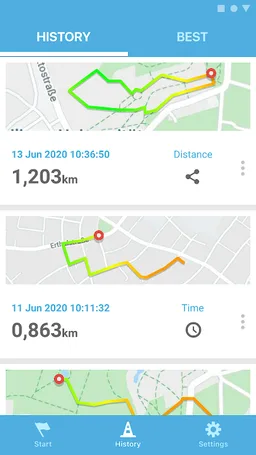 Bike Ride Tracker. Bicycle GPS screenshot 1