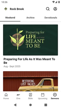 Rock Brook Church App screenshot 4