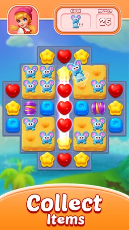 Sweet Candy Puzzle: Match Game screenshot 2