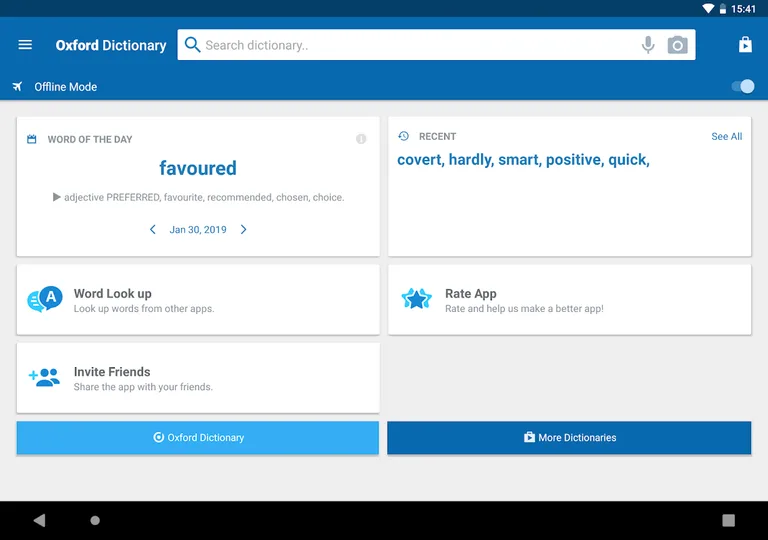 Concise Oxford Thesaurus screenshot 11
