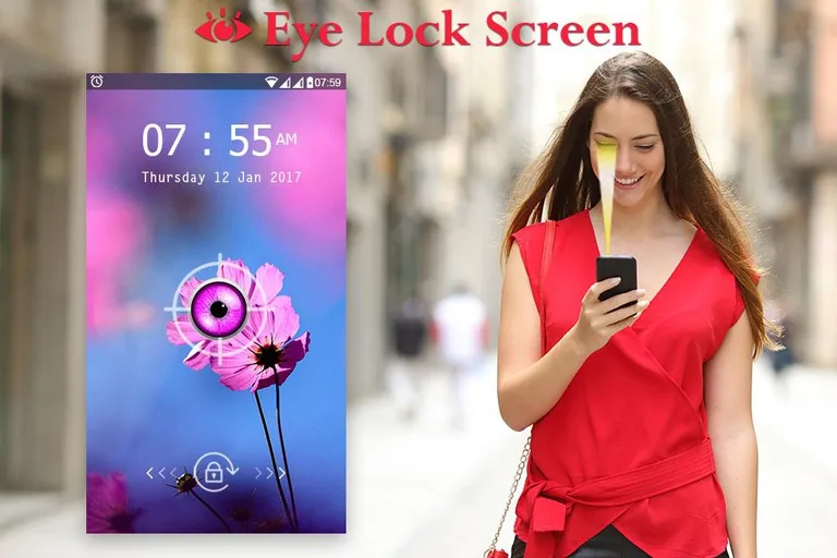 Eye Scanner Lock Screen Prank screenshot 3