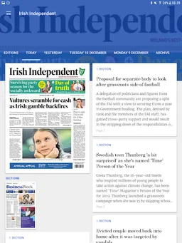 Irish Independent ePapers screenshot 10
