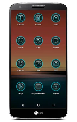 Blue Glass Icon pack screenshot 4
