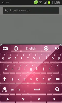 Keyboard Themes Pink screenshot 2