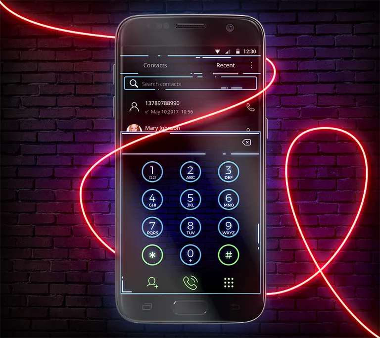 Neon Lights Shining Launcher screenshot 3