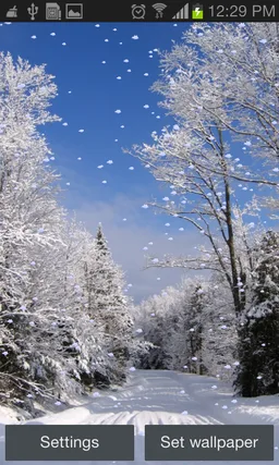 Snowfall Free Live Wallpaper screenshot 4