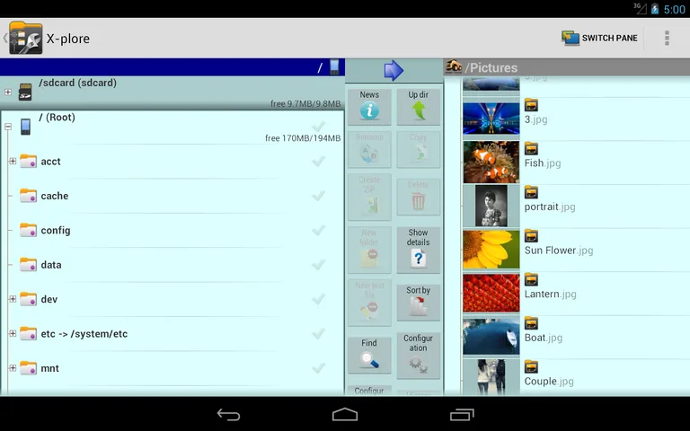 X-plore File Manager screenshot 2