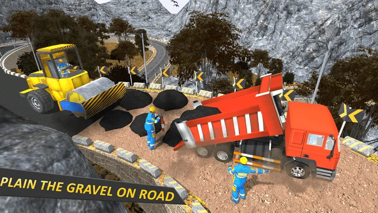 Uphill Highway Construction: Road Building Sim screenshot 6