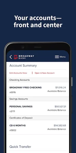 Broadway Bank Mobile screenshot 6