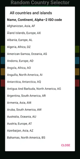 Random Country Selector screenshot 4
