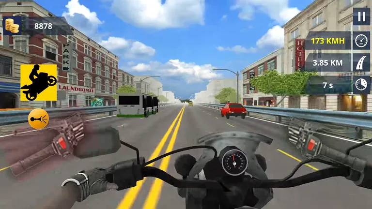 City Traffic Moto Racing screenshot 2