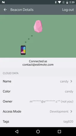 Estimote screenshot 8