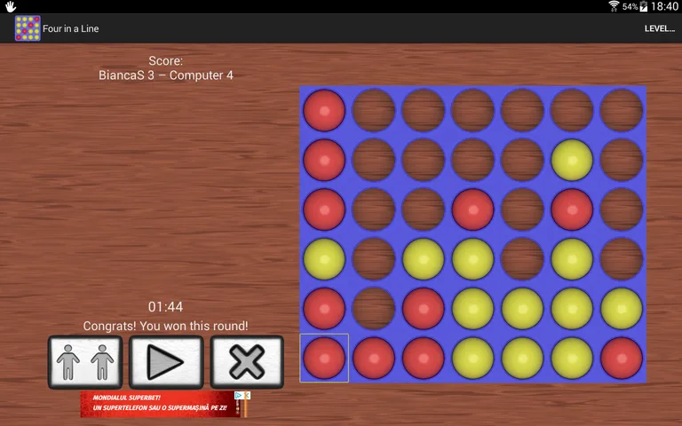 Four in a Line - 4 in a Row screenshot 3