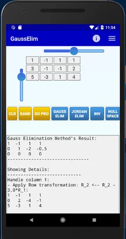 Gauss Elimination Calculator screenshot 3