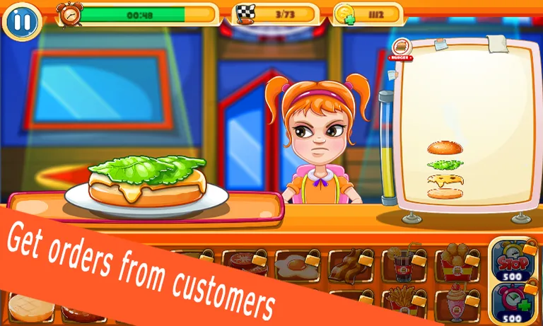 Burger Shop - Fast Food Game screenshot 2