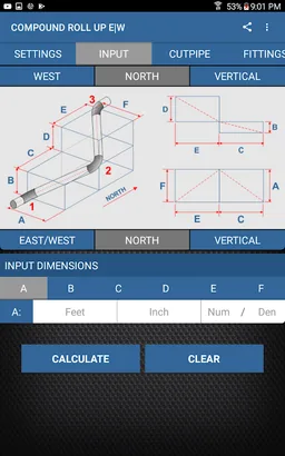 Compound Pipe Calculator screenshot 5