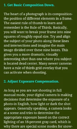 Digital Photography screenshot 3