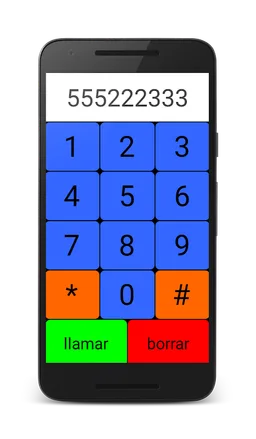 Teclas Grandes para teléfono. screenshot 1