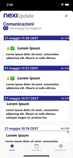 Nexi Update screenshot 1