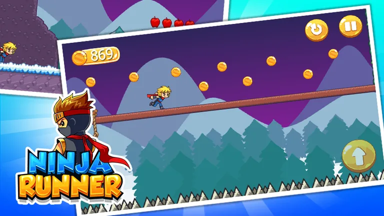 Ultimate Ninja Runner - Ninja Arashi screenshot 1