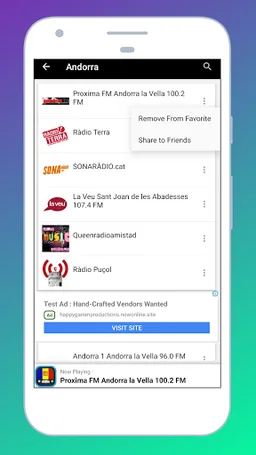 Radio Andorra FM: Radio Online screenshot 2