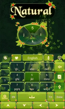 Natural GO Keyboard Theme screenshot 3