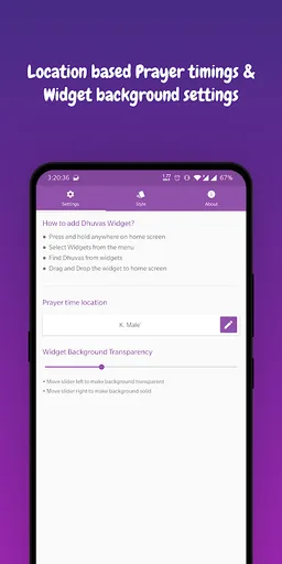 Dhuvas (Dhivehi Time Widget) screenshot 3
