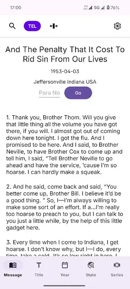 Prophet WilliamBranhamMessages screenshot 2