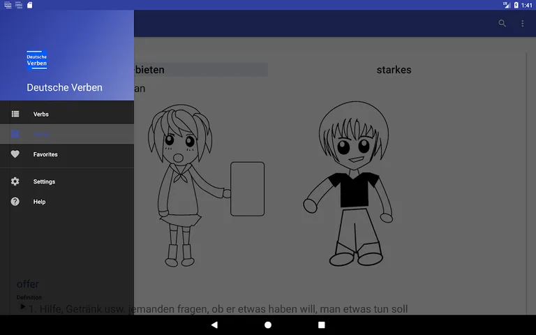 Deutsche Verben screenshot 23
