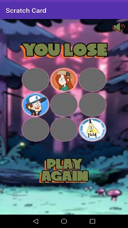 Gravity Falls Scratch Game screenshot 1