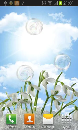 Snowdrops Live Wallpaper HD screenshot 3