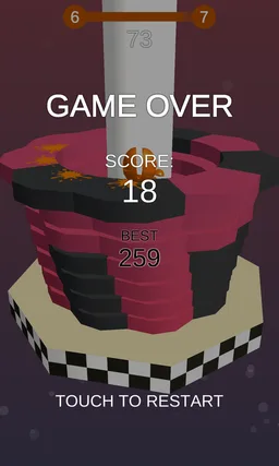 Helix Blast Crush Stack Ball screenshot 7