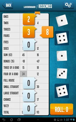 Yatzy Online screenshot 3