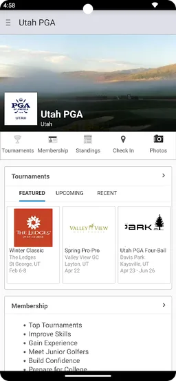 Utah PGA screenshot 1