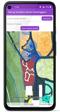 ArcGIS Runtime SDK Sample View screenshot 3