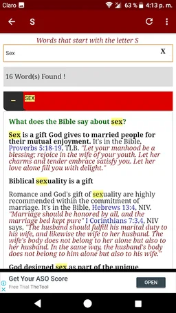 Bible Topics screenshot 2