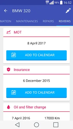 My Garage (Car Management) screenshot 10