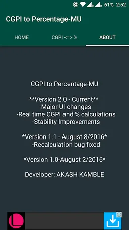 CGPI to Percentage-MU screenshot 6