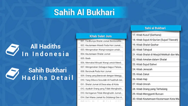 Sahih Al Bukhari (Indonesia) screenshot 5