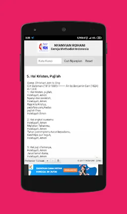 Nyanyian Rohani Methodist (NRM) Lengkap screenshot 3