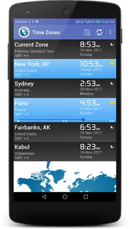 Time Zone Converter - World Time Zones Clock screenshot 5