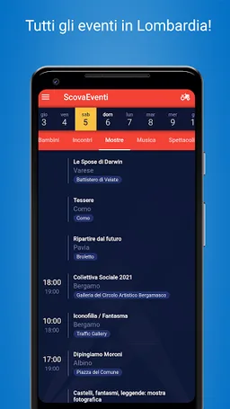 ScovaEventi eventi Lombardia screenshot 2