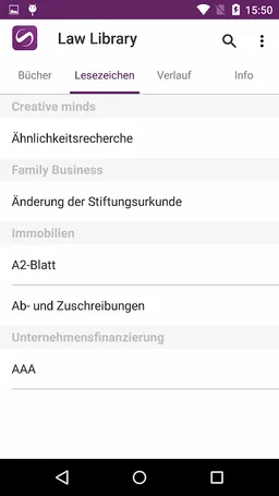 Law Library screenshot 2