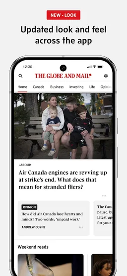 The Globe and Mail screenshot 1