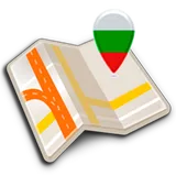Map of Bulgaria offline icon