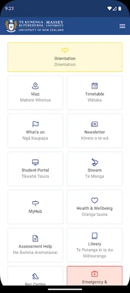 Massey Uni screenshot 2